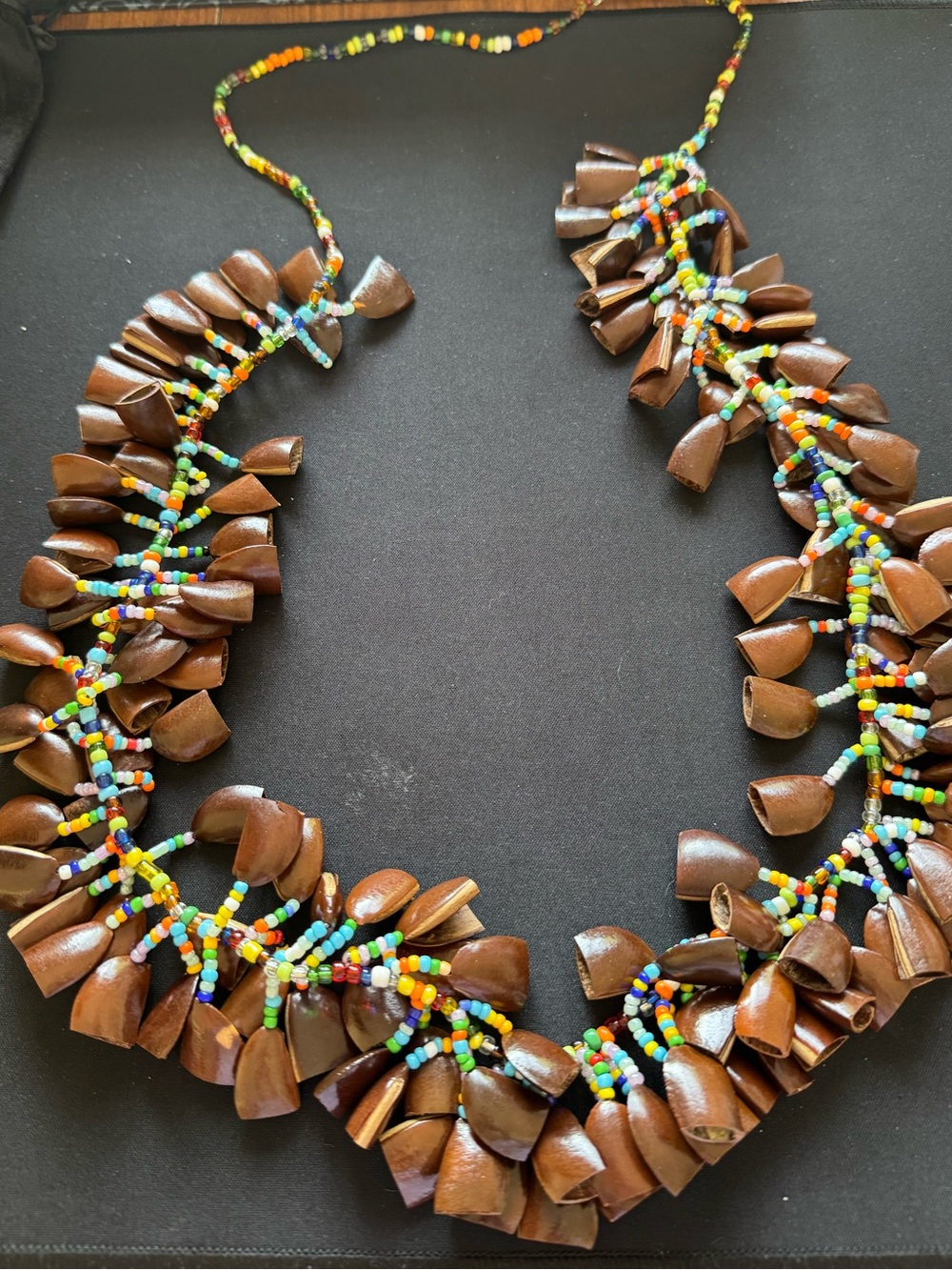 Hand Made Koregushe Shamanic Rattle Necklace